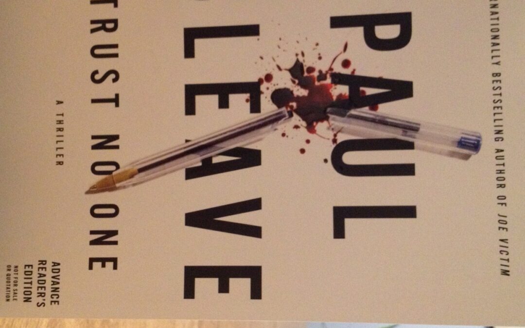 Birthday Bash Giveaway : ARC of Trust No One by Paul Cleave